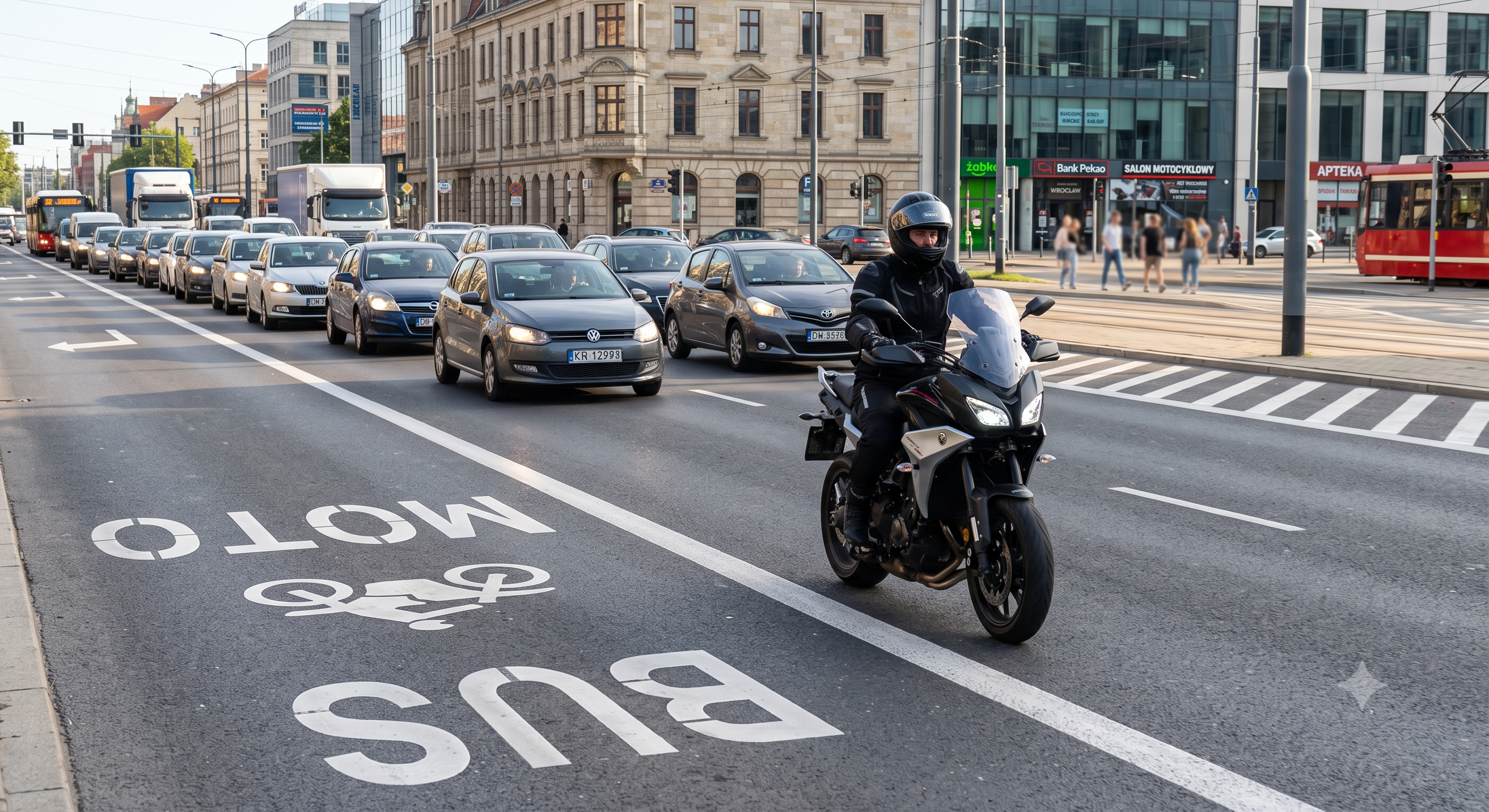 Przepisy drogowe 2026: Jazda motocyklem po buspasach i najważniejsze zmiany dla motocyklistów. Co musisz wiedzieć?